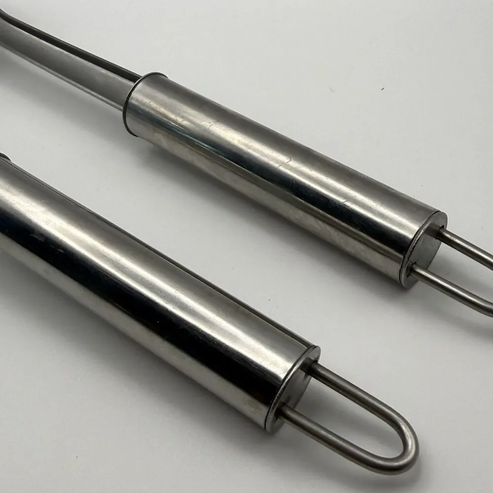 INOX Edelstahl Rost Frei 18/8 Stainless Slotted Angled Spatula & Serving Fork